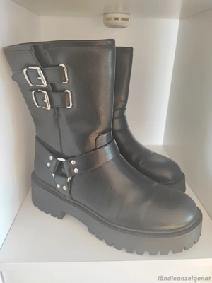 Biker Boots Gr. 42 (nur 1x getragen) Bild 7