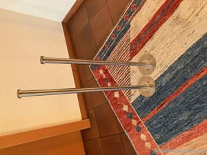 Designer Kerzenständer Edelstahl 2 Stück Bild 2