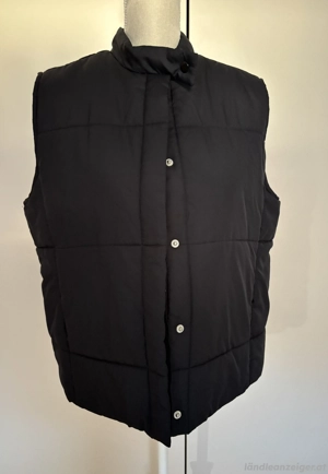 Schwarze Damen Steppweste