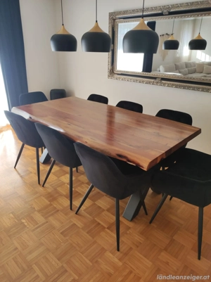 8.Stk Schwarze Stühle für den Esszimmer  Bild 2