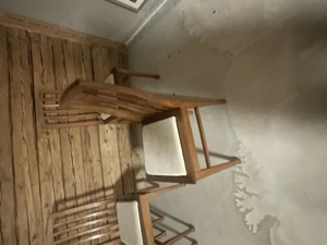 Alte Holzstühle, 4 Stück Bild 4