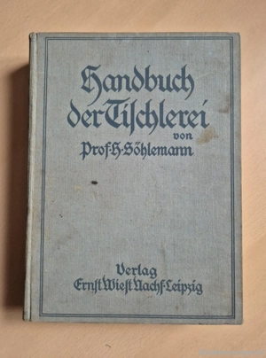 Antikes  Handbuch der Tischlerei 