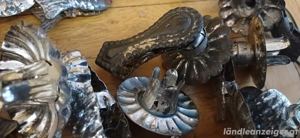 Diverse alte Kerzenhalter für den Weihachtsbaum Bild 2