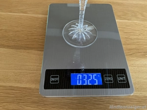 6 alte Weingläser Bleikristall Römerglas rot  Bild 3