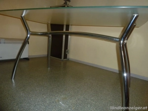 Küchentisch mit Glasplatte Bild 2