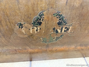 Antike Nähmaschinen-Abdeckung Bild 2