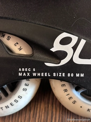 K2 Inlineskates mit Protektoren Bild 5