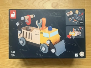 Holzspielzeug Janod DIY Baulastwagen
