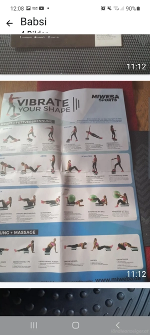 Rüttelplatte Rückentraining Bild 3