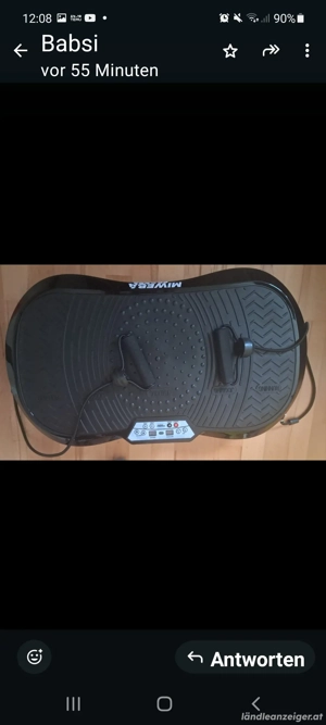 Rüttelplatte Rückentraining