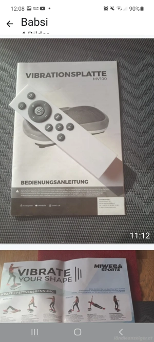 Rüttelplatte Rückentraining Bild 4