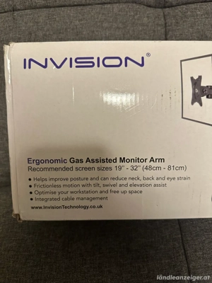 Verstellbarer Monitorarm 19 32 Zoll Bild 3