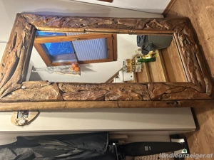 Rustikaler Holzspiegel, rustikaler Bauernspiegel