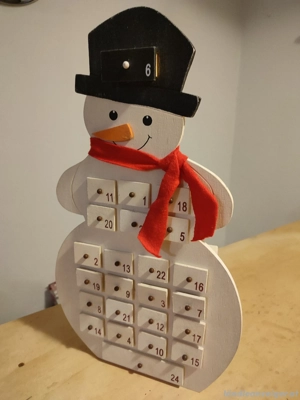 Adventskalender Schneemann  Bild 2