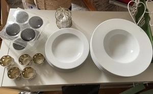 Gästebett Couch Hocker Dampfstation mit Bügelbrett Deko Teller  Bilder Bild 7