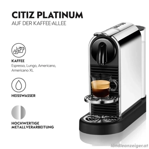 Kaffeemaschine De Longhi CitiZ Platinum EN220.M 