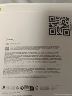 Apple iPad 2025 128 GB WiFi Gelb Bild 2