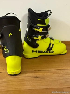      HEAD Z3 Kinder- Jugend-Skischuhe    | ca. Gr. 37,5 38 | 240 245 | Neon      | 3 Schnallen   Bild 3