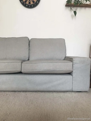 kivik Sofa Ikea hellgrau, sehr bequem, Ecksofa Bild 5