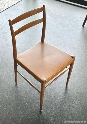 4 Stk. vintage Sessel Senfgelb Bild 3