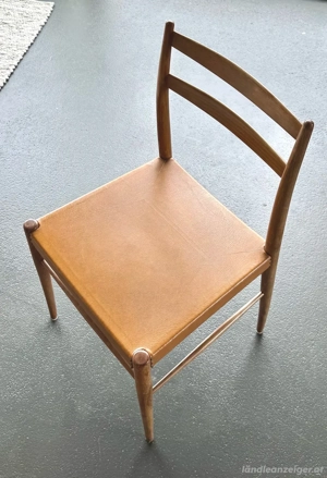 4 Stk. vintage Sessel Senfgelb Bild 4