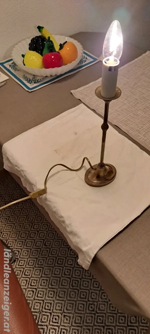 Stehlampe Messing Bild 3