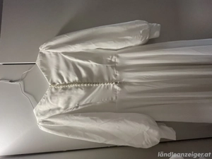 Brautkleid weiss, geschlossen Bild 5