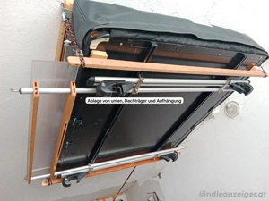 Dachzelt Vickywood BIG WILLOW 140 Goldbraun Bild 6