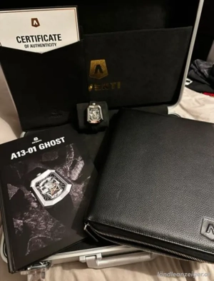 Aventi A13 Ghost skeleton Uhr  Bild 6