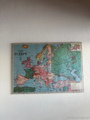 Weltkarte eingerahmt