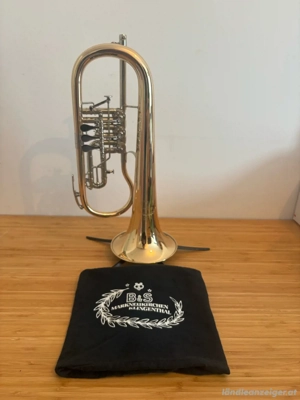 B&S Flügelhorn 3017 2TR-L - Top Zustand wie neu! Bild 3