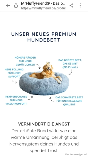 Mr. Fluffy Hunde- oder Katzenbett Bild 2
