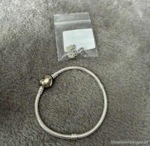Neu Pandora Armband inkl Anhänger (Glühwürmchen - Glow in the Dark)