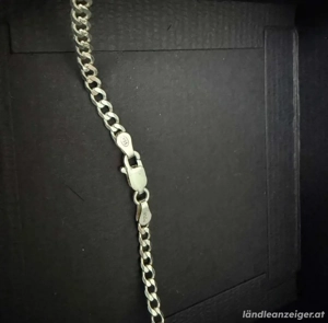 Schmuckset 925er Silberkette mit Anhänger und Ohrstecker  -ringe Bild 3