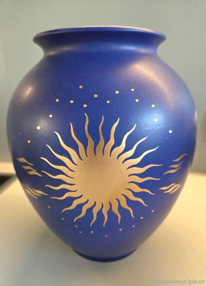 Vase in blau Bild 2
