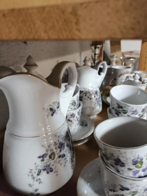 RESERVIERT..  Ca. 100jähriges "Zumtobel Kaffee Service" komplett ... Preis VHB  Bild 2