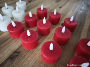 20 Stück LED Teelichter Kerzen Echtwachs Bild 4