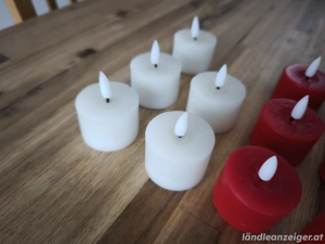 20 Stück LED Teelichter Kerzen Echtwachs Bild 3