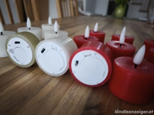 20 Stück LED Teelichter Kerzen Echtwachs Bild 6