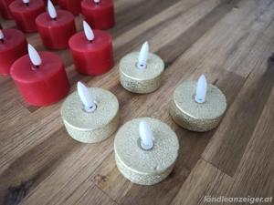 20 Stück LED Teelichter Kerzen Echtwachs Bild 5