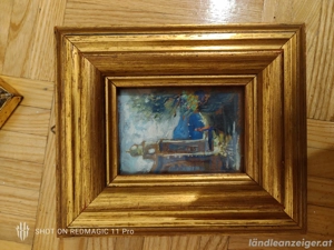 Kirche im Gewitter signiert und datiert 1941