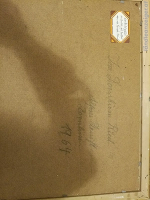 Orginal Hangemaltes ägyptisches Papyrus Gemälde  Bild 6