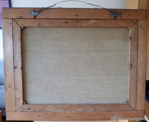 Der brüllende Löwe - Ölgemälde von 1925 (Reitich, Rettich) signiert gerahmt  Bild 4