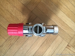 Einrohr  -  Hahnblock Danfoss   Rücklaufverschraubung Bild 2