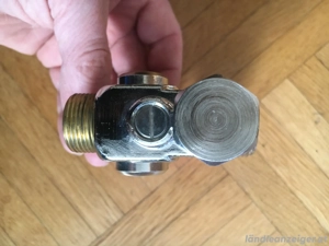 Einrohr  -  Hahnblock Danfoss   Rücklaufverschraubung Bild 7