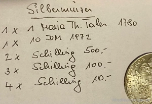 11 Stűck Silber-Műnzen Bild 2