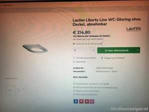 LAUFEN Libertyline WC-Sitz, ohne Deckel, abnehmbar, barrierfrei, Bild 7