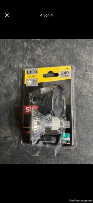 LED Lampen NEU 4 Stück Bild 2