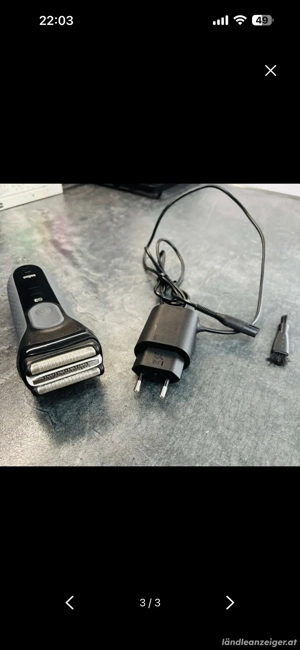 Braun Series 3 3000s 3-3000sb Folienrasierer Schwarz