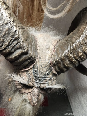 Krampus, Perchten, Holzmaske Bild 2